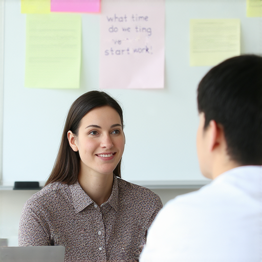 探索商業英語的奧秘！一對一外籍老師教你「什麼時候上班」等關鍵用語，立即學習！