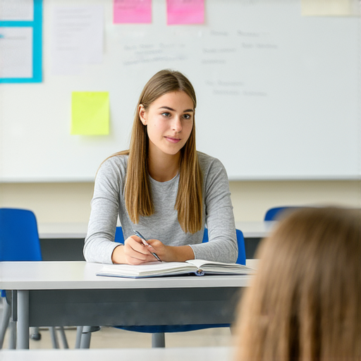 外籍老師一對一教學提升中三英文成績的課堂情景，學生專注學習新技巧，展示互動學習氛圍，立即報名參加課程，增強英語能力。