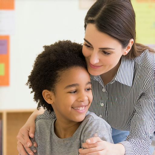 外籍老師一對一教學的場景，學員專注學習英語，改善心理健康與抑鬱症狀，展現學習過程中的互動與支持，將英語學習與心理健康結合。