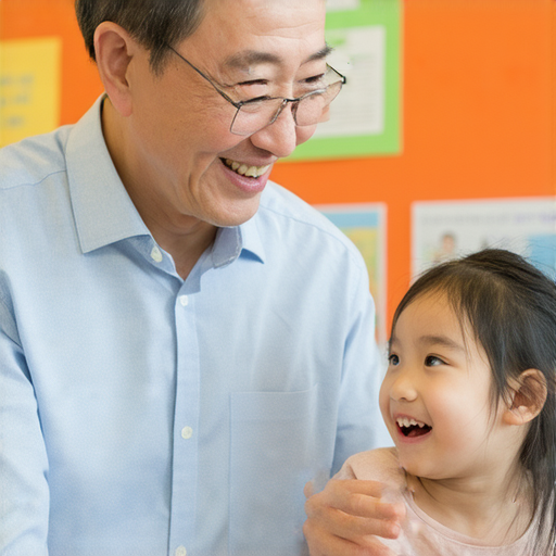 外籍老師與學生一對一互動，探索社區中心的魅力，提升流利英文技巧，創造友好的學習環境，帶來愉快的學習體驗。