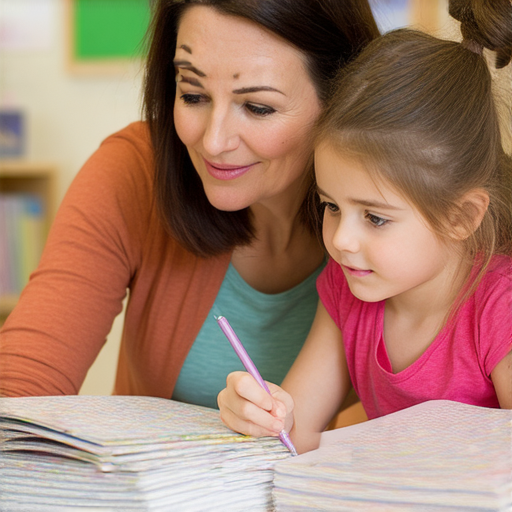 外籍英文老師一對一教學的場景，老師與學生互動，專注於學習，展現出驚人的變化效果，展示心中和身邊的學習體驗，促進語言能力提升。