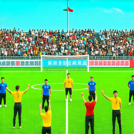 少數族裔足球氛圍，踢少林足球的外籍老師，展示學習英語的重要性，融合文化與運動，增進語言能力與團隊合作。