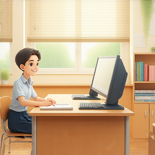 外籍英文老師一對一教學場景，學生專注學習，促進語言交流，祝福每個學習瞬間更美好，提升英語能力，享受個性化教學體驗。