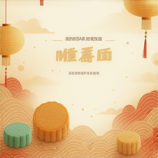 揭開中秋節的神秘面紗，學習中秋祝福語及英文歌曲，提升英語水平的圖片，展示月餅、燈籠及歡慶場景，傳達傳統文化與英語學習的結合。