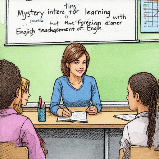 揭開尾巴與尾房的神秘面紗，展示外籍老師教學服務，強調學習英文的最佳秘訣。圖片中可見老師與學生互動，營造良好的學習氛圍。