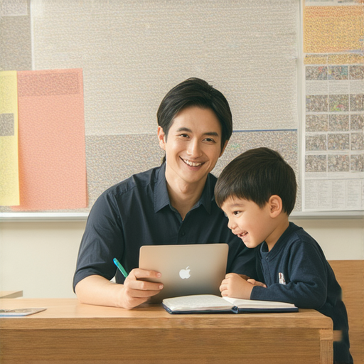 探索火影忍者的英文魅力 一對一外籍老師教學 實現英文掌握 學生在課堂上專心學習 充滿活力的互動學習氛圍