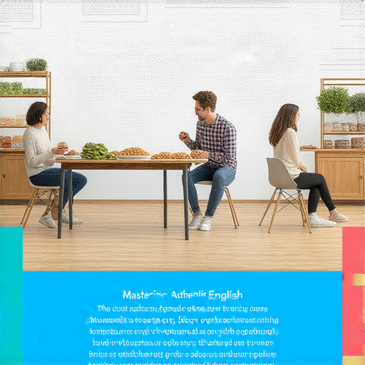 掌握地道英文的學習宣傳圖，內容包括地積比率、地舖、美食等語境，邀請學生報名一對一外籍老師課程。