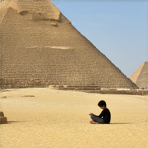 深入探索埃及金字塔，古文明的神秘與奧秘，與外籍英文老師一對一學習的學生，準備開啟發現之旅，探索歷史的瑰寶與文化的魅力。