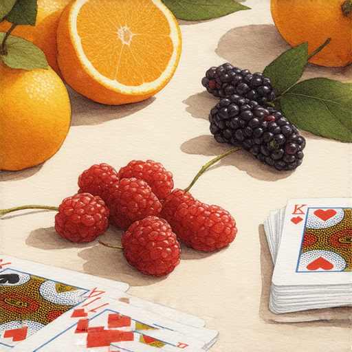 發現桑椹背後的秘密，展示桑椹、桔子和橋牌，外籍老師一對一教學，了解水果的英語名稱，吸引學習者探索知識的樂趣。