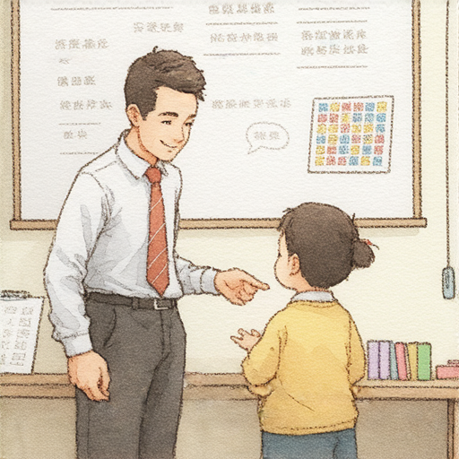 外籍老師一對一教學場景，學生透視拼音與拼圖的奧秘，正專注地提升英文能力，課堂環境活潑，展現學習樂趣，促進語言交流。