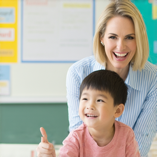 突破語言障礙的宣傳圖片，展示一位外籍老師正在與學生進行一對一教學，課程內容包括前進、剎車等常用英文，強調即刻學習的體驗。