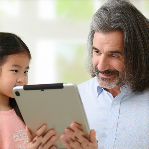 外籍老師一對一教學場景，學生與老師專注互動，享受高效功課輔導，開啟英語學習新世界，立即報名提升英語能力。