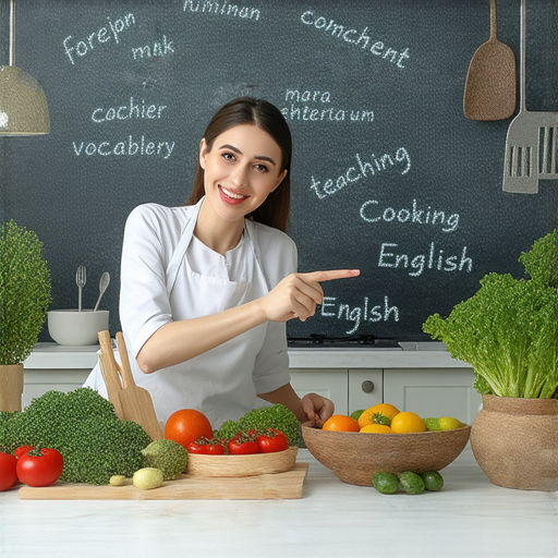 學習英文單字提升廚房生活品質，外籍老師一對一教學讓你更流利，立即預約體驗學習英語在廚房中的重要性與樂趣。
