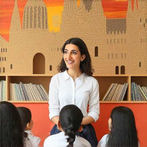 探索外籍英文老師的魅力圖片，展示巴基斯坦文化和巴塞隆拿特色，幫助學習者流利對話的情境，吸引學生立即報名參加英文課程。