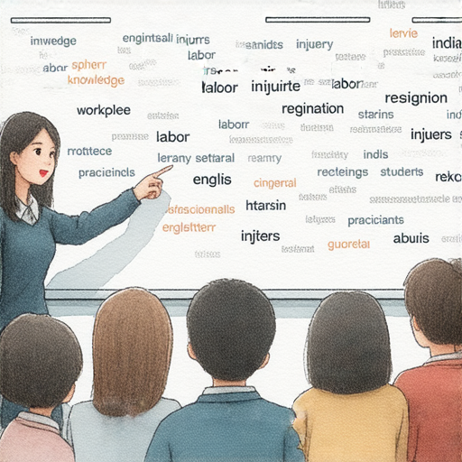"探索勞工知識！學習勞損、辭職信等實用英文，讓外籍老師助你一臂之力！"