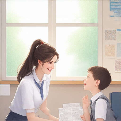 外籍英文老師與學生一對一互動，輕鬆愉快學習英語，展現積極的學習氛圍，幫助學生解鎖英語潛力，提升語言能力與自信心。