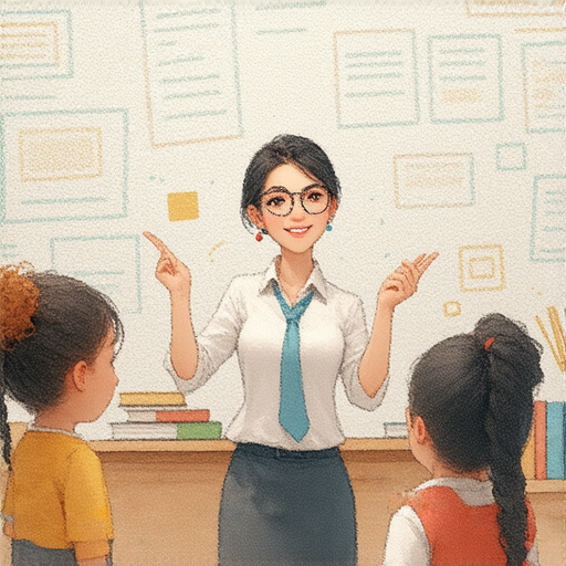 外籍英文老師在課堂上教授英語，多才多藝的學習環境，學生們積極參與互動，提升英語技能，探索多元文化，立即報名體驗全新學習旅程。