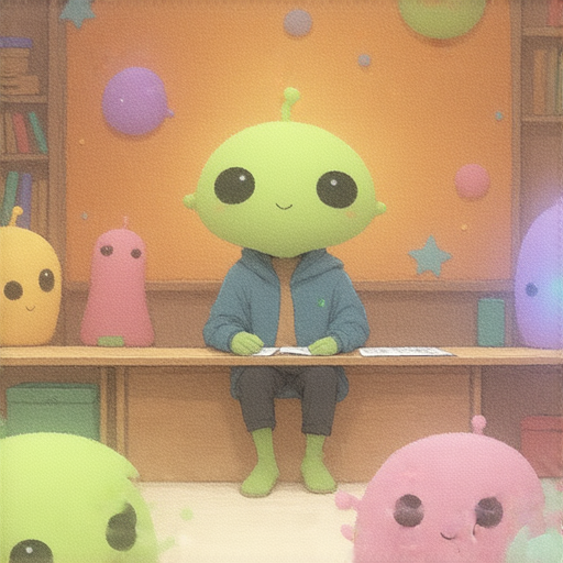 探索外星人主題的英語學習場景，顯示一對一外籍老師的互動教學，提升學習效果，讓學習不再單調，促進口語和外語能力的提升，吸引英語學習者的注意。