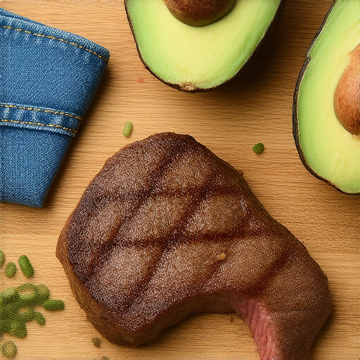 探索學習地道英文的關鍵，包含牛仔褲、牛排和牛油果的元素，外籍老師提供一對一教學，幫助你提升英文能力。