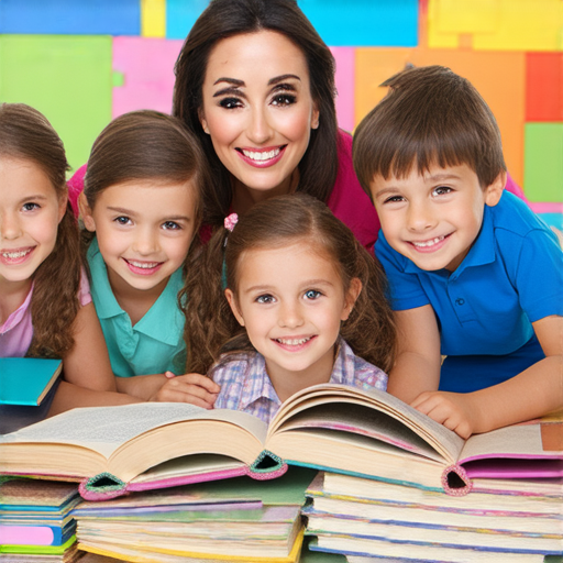 探索英文魅力的宣傳圖片，外籍老師帶領學生提升英文能力，付出努力獲得回報，邀請人們立即報名參加課程，畫面色彩鮮明且充滿活力。