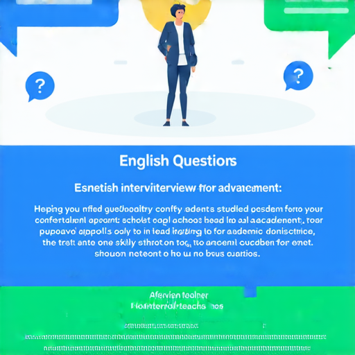 升學升值必看的英文面試問題圖解，一對一外籍老師指導，輕鬆掌握面試技巧，助你成功邁向理想學校的道路。