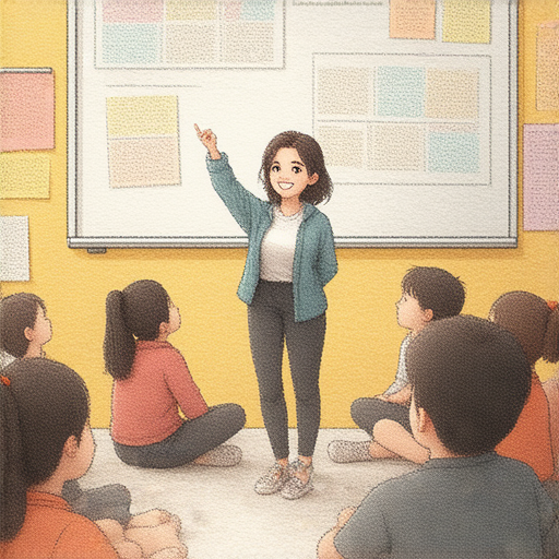 探索大國崛起的秘密，圖片中顯示外籍英文老師與學生互動，提升英語能力的學習場景，展示學習語言的樂趣與成效。