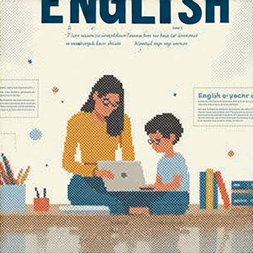 探索特別的英文魅力的海報，展示外籍老師與學生一對一上課的場景，強調個性化學習和精彩的英文學習旅程，吸引學習者參與。