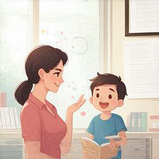 外籍老師與學生一對一互動學習，展現半角英文的魅力，學生專注參與，提升英語水平，加強會話技巧，創造輕鬆學習氛圍，讓學習變得更有趣。