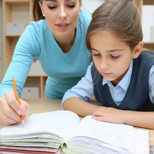 專業外籍老師一對一教學場景，學生專注學習英語，課程材料和筆記可見，體現卓越英文學習氛圍，提升英語能力，適合各層次學員。