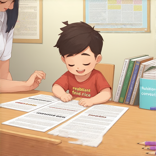 一名學生正與外籍老師進行一對一教學，桌上有康復、廁所、炒米等英語詞彙的學習資料，畫面展示提升日常會話的學習氛圍。