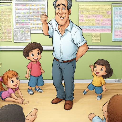 外籍老師指導學生學習摔倒和摔角的英文術語，課堂上充滿互動與樂趣，學生們積極參與，輕鬆掌握多種相關詞彙。