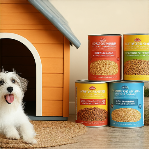 狗狗生活必備用品，包括狗屋、狗罐頭等，展示專業英文詞彙，幫助主人更有效地溝通，讓愛犬迅速適應新環境，提升狗狗的生活品質。