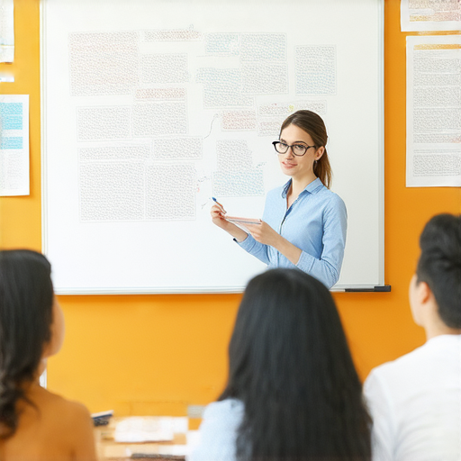 掌握建設與建議的英文秘訣，外籍英文老師教學場景，學員專注聆聽，提升語言技能，實現流利交流，立即聯繫我們，共同進步。