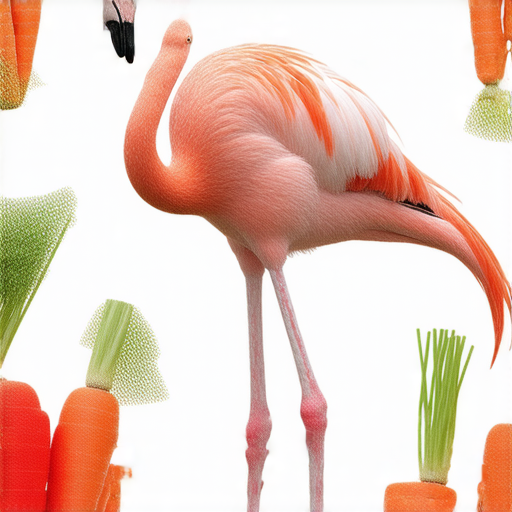 探索紅色的英文世界，圖片中展示紅蘿蔔和紅鶴，突顯一對一外籍老師教學的場景，讓學習更有趣，適合各年齡層學習者。