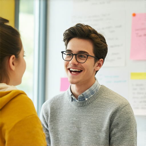 每位學員與外籍老師一對一互動學習英文，專注提升流利口語能力，強調每日的練習與交流，讓學習變得有趣且有效。