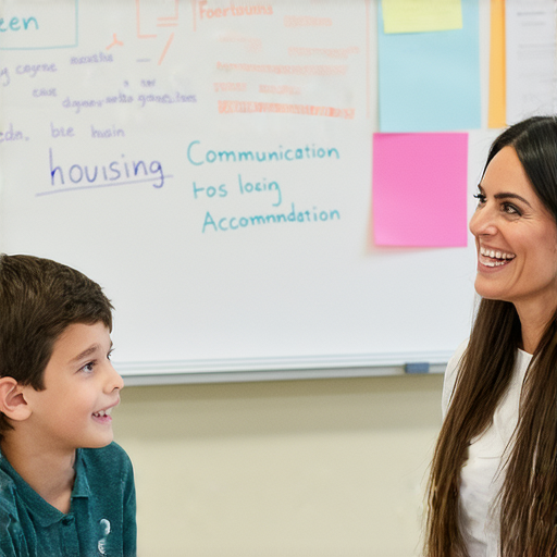 外籍老師與學生一對一互動，輕鬆學習英語住址與住宿表達，提升英語溝通能力，培養語言自信，助你掌握日常交流技巧。