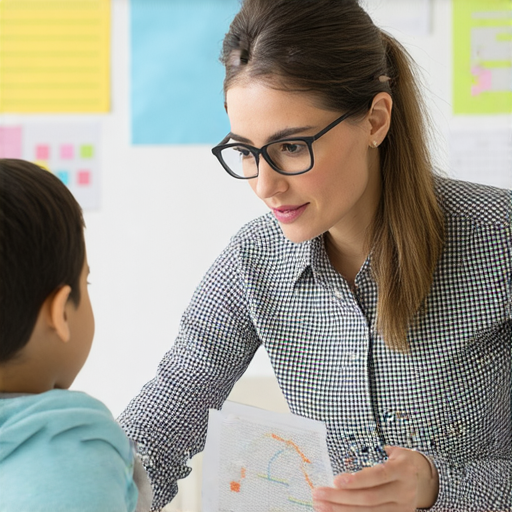 外籍英文老師與學生一對一互動，探索弥撒與弧度的概念，提供高效學習服務，激發學生的興趣與學習熱情。