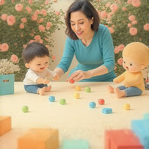 解鎖玩具與玫瑰的英文世界，外籍老師提供一對一教學，學習過程中可見孩子們與玩具互動，享受生動的學習環境，培養英語溝通能力。