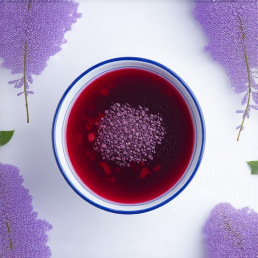 探索紫色的魅力，圖片展示紫菜湯與紫藤花的美麗，呼籲報名外籍英文老師一對一課程，享受學習與紫色主題的獨特體驗。