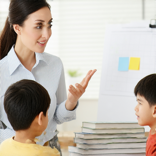 外籍英文老師在一對一教學中引導學生流利溝通，展現互動學習過程，幫助揭開原裝背後的秘密，提升英語能力與自信心。