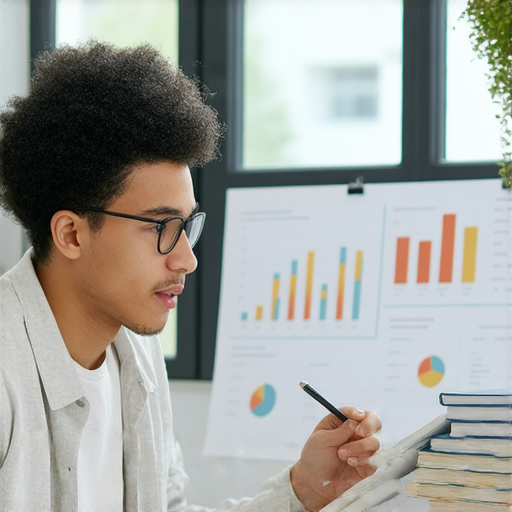 外籍老師一對一教學場景，學員專注學習理財與英語技巧，提升理解能力的秘密探索，輕鬆掌握知識與技能。