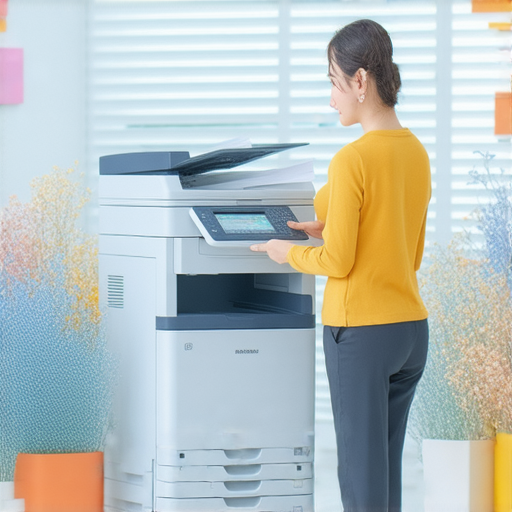 揭開影印機的秘密，了解影印費用及其背後影響力，吸引外籍老師一對一學習的畫面，展示影印機與學習過程，強調知識的價值與影響。