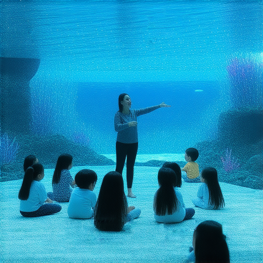 「探索水族館與水晶的奇幻世界，讓外籍老師帶你流利說英文！」
