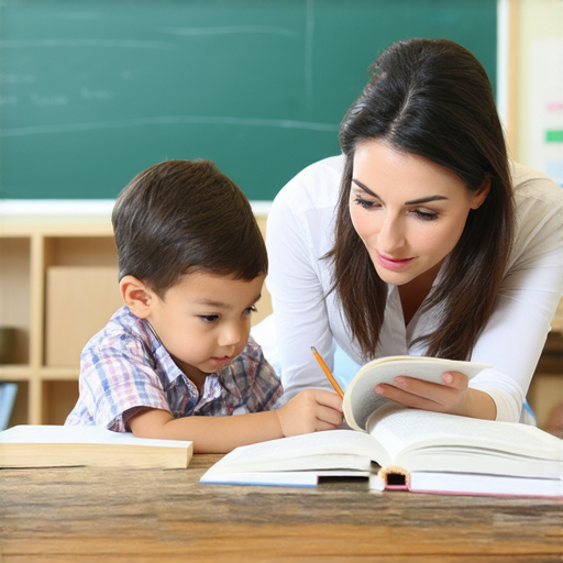 外籍老師一對一教學，學生專注學習英文，提升語言能力的場景，展現學好英文的秘訣和有效的方法，幫助學習者突破語言障礙。