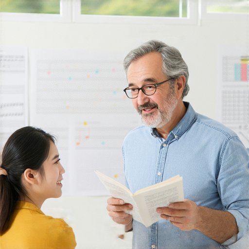 外籍教師一對一教學課程，教學主題為英文數字轉換和歌詞技巧，吸引學員立即探索學習機會，提升英文能力和音樂理解。