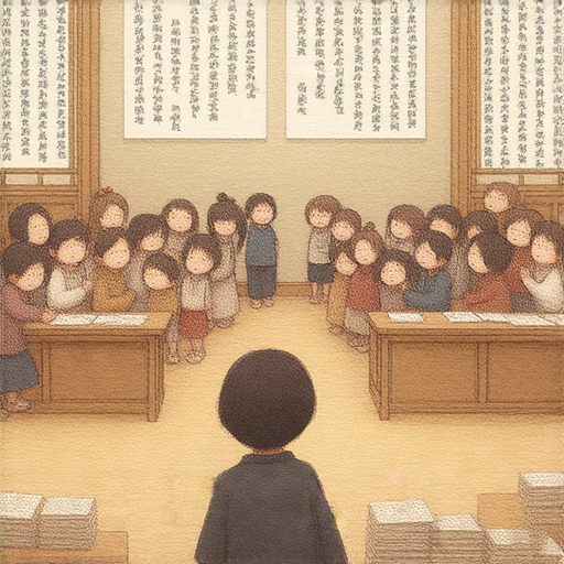 外籍老師在教室裡與學生互動，分享《倚天屠龍記》的英譯奧秘，促進學生們的英文溝通技巧，營造輕鬆學習氛圍，探索中文經典文學的多樣性。