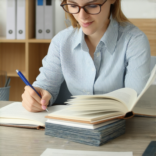 外籍老師一對一教學場景，專注於提升文職英文技能，學習者積極參與，背景顯示字典和文具，探索語言奧秘，抓住每個學習機會。