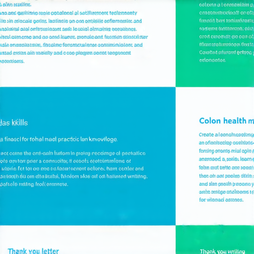 掌握英文結算技巧、結腸健康知識與感謝信寫作，幫助你全方位提升英文能力，圖片展示各主題圖示，適合學習與實用參考。