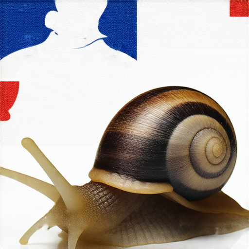 解密法國美食與文化的課程推廣圖，展現蝸牛與法庭元素，突顯學習英文的新視角，邀請報名外籍老師一對一教學，體驗法國特色。