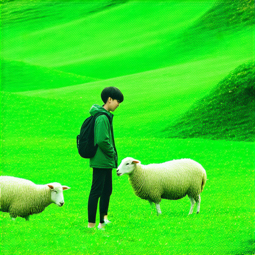 外籍英文老師與學生一對一互動，探索綠色世界的豐富生態，學習從綿羊到綠寶石的珍貴知識，展示自然之美與環保意識。